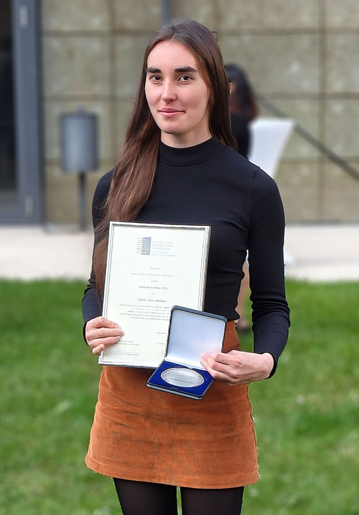 Johanna was awarded the Günther Hotz Medal.